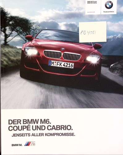 Ed4051 brochure bmw coupé - ed4051,
