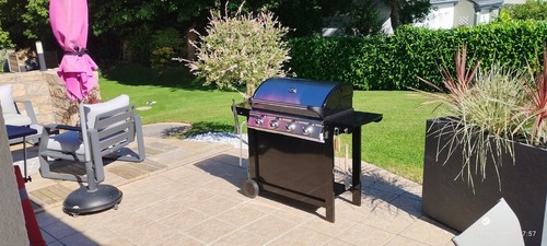 Barbecue feux gaz plancha - 4,