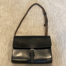 Vintage Belgium Rijkswacht Gendarmerie Leather Shoulder Bag/Satchel - Beautiful