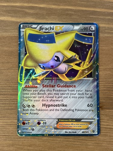 Carte pokémon jirachi - carte, ex
