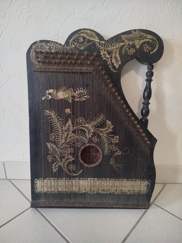 Ancienne cithare harpe - ancienne, cithare-harpe