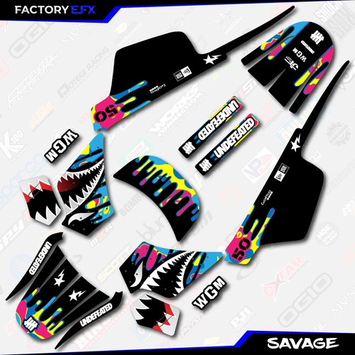 Cmyk savage racing graphics - savage,