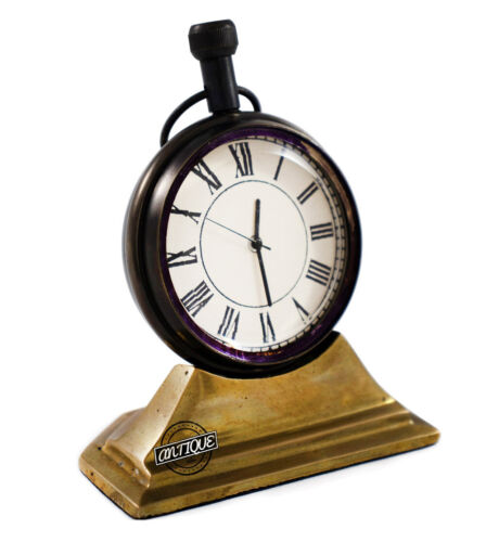 Horloge chevet laiton - de, en
