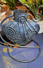 🍀Vase forme cœur en fer