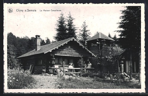 Cpa chiny semois - chiny-s-semois,, maison