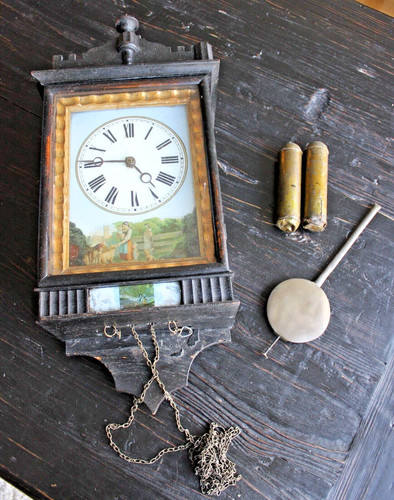 Ancienne horloge pendule - horloge,