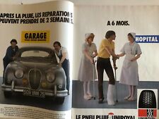 ◕ Vintage Advertising Car Tires UNIROYAL ◕ October 1981 ◕