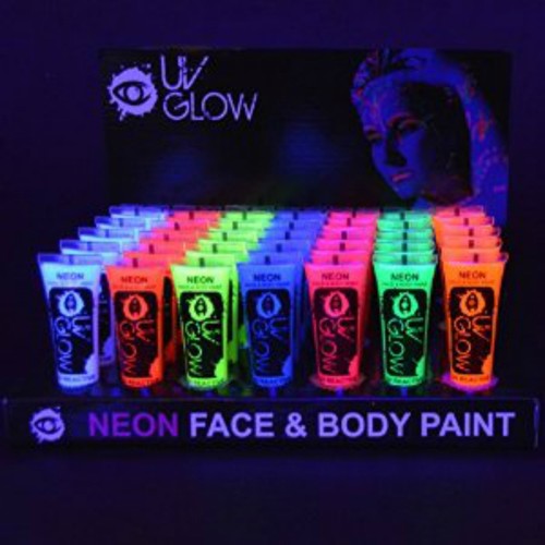 Glow peinture néon visage - uv,