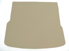 Matelassé Cuir éco BEIGE Tapis coffre pour Toyota Highlander IV Hybrid SUV 2021-