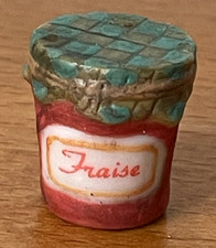 Matte Bean Strawberry Jam Pot ?⭐ Galette des Rois French Charm