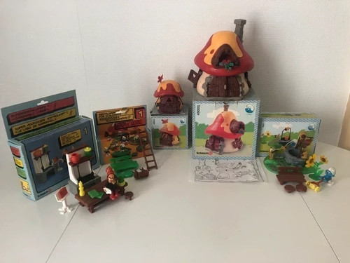 Lot schtroumpfs peyo schleich - schtroumpfs,