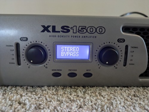 Crown xls1500 two channel - , two-channel