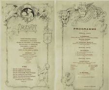 CA3-MENU-FÊTE DU CENTRALE DE L'INDEPENDENCE BELGE-G.GRANGE-BELGIUM-1930