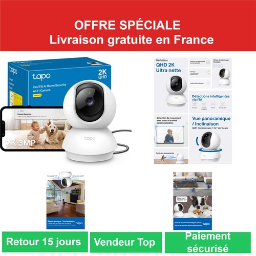 Tapo c210 caméra wifi - tapo,
