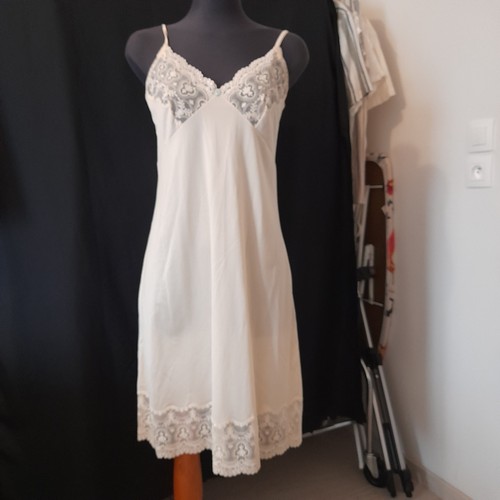 Combinaison nylon fond robe - nylon, de