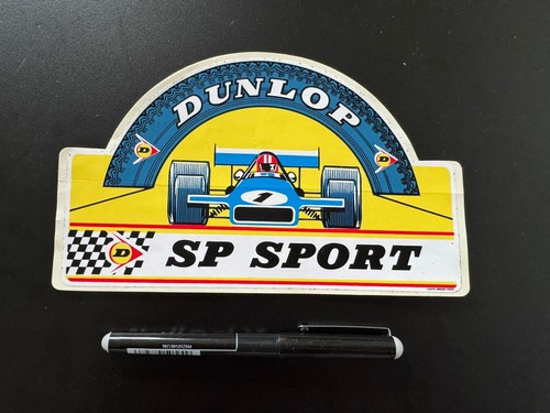 Autocollant vintage dunlop - autocollant,