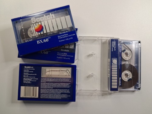 Lot cassettes vierges scotch - lot,