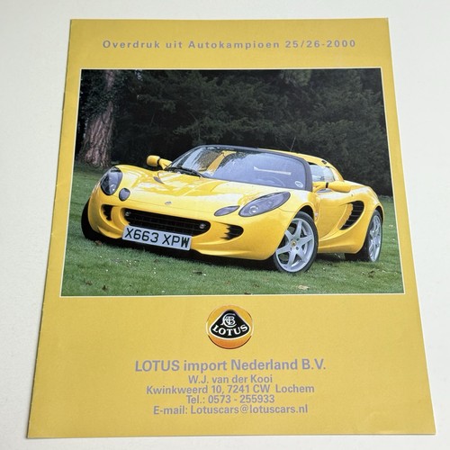 Lotus elise overdruk press - elise,