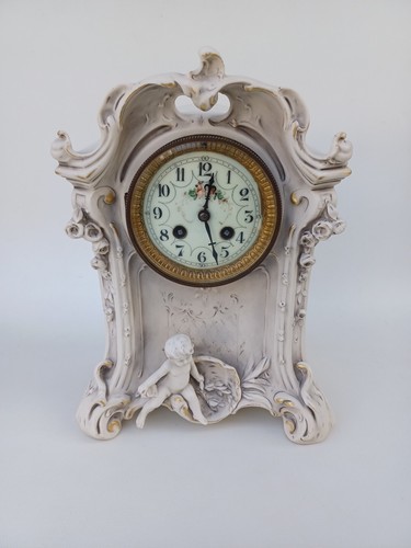 Pendule porcelaine royal - en,