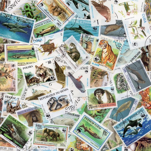 Animaux wwf timbres - wwf, 50