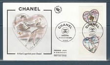 enveloppe 1er jour coeurs St