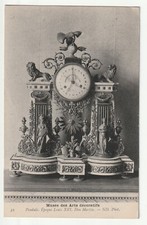 HISTORY - Old Postcard - Louis XVI era clock Museum of Decorative Arts