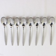 Lot De 8 Noritake Harmony Lieu Soupe Cuillères 18/8 Inoxydable Japon Fin 18.7cm