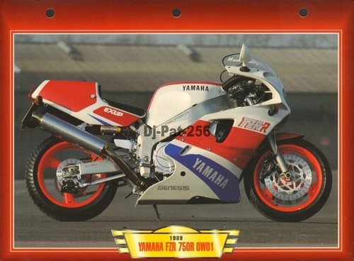 Fiche moto yamaha fzr 750 - fiche,