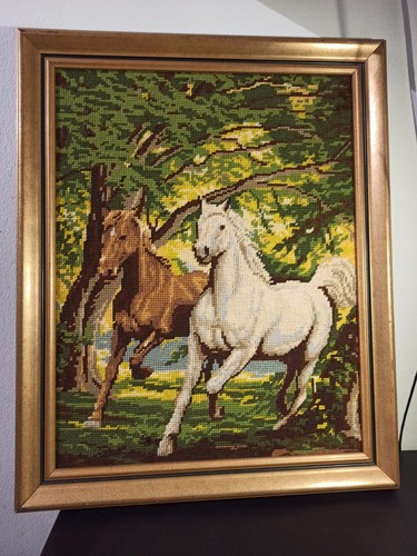 Canevas tapisserie encadré - canevas/,