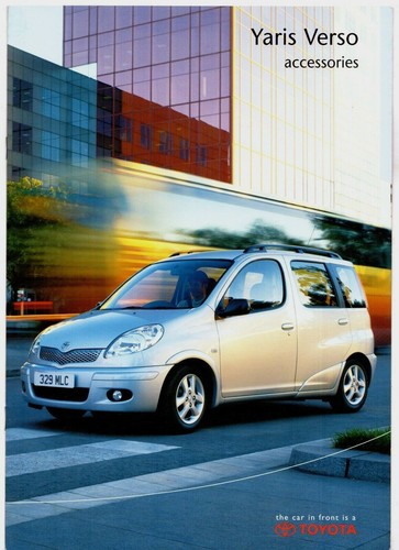 Toyota yaris verso - toyota, accessories