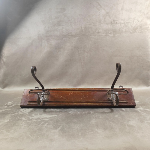 Wooden wall coat rack - wall, hangs