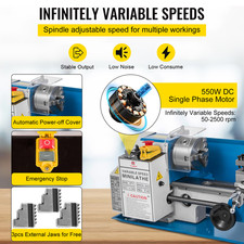 VEVOR Mini Tour À Métaux De