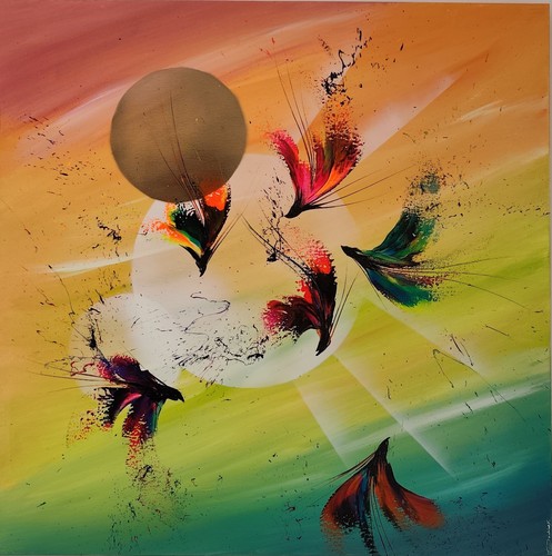 Tableau xxl abstrait - tableau,