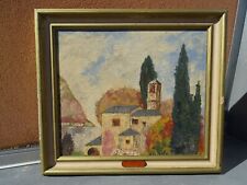 Ancien Tableau Paysage signé