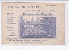 MONTRETOUT: villa beaulieu pension de famille - très bon état