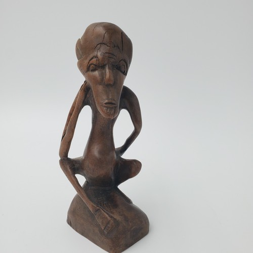 Statuette bois ancetre où - bois, d'ancetre