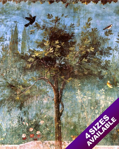 Ancient roman fresco painting - fresco,