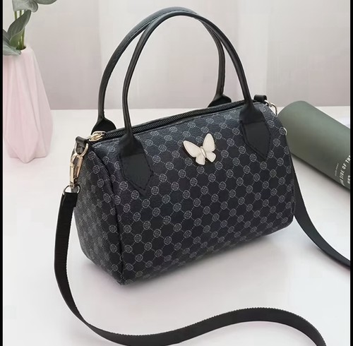 Sac main cuir - a, noir