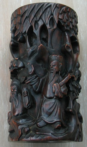 Ancien vase pot pinceau - pot,