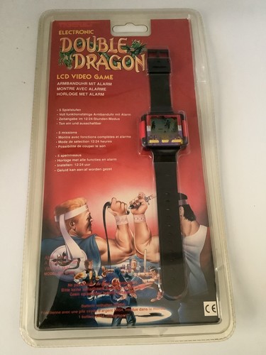 Montre lcd double - double, tiger