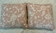 IKEA Idalinnea Pillow Cover Dusty Pink Floral Toile 20X20 Great Condition
