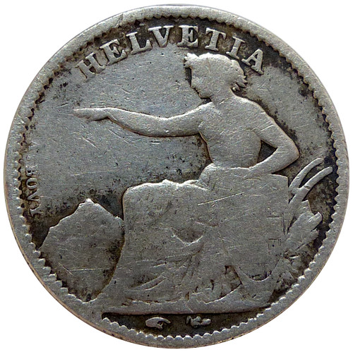 Suisse 2 franc 1850 - 🇨🇭,