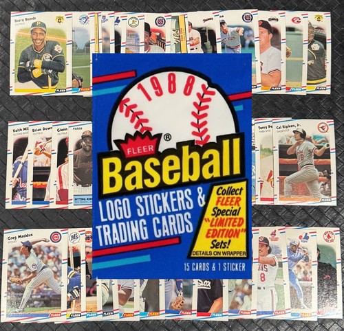 1988 fleer mlb baseball cards - fleer,