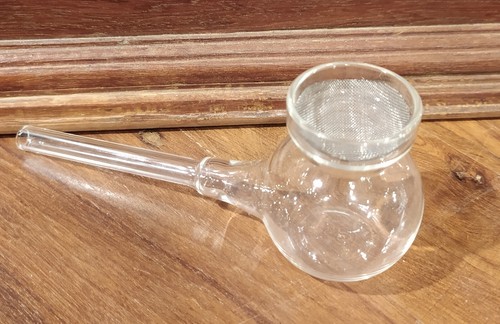 Pipe verre dim cm fumeur - verre,