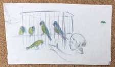 Dessin Original Aquarelle Paul