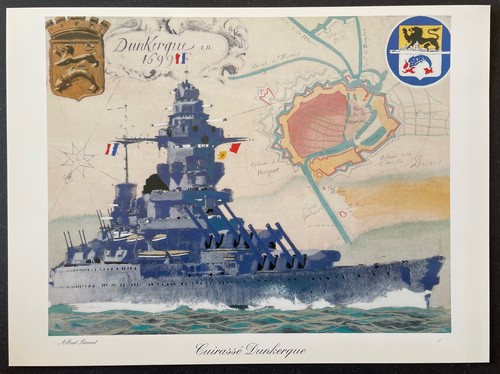 Cuirassé dunkerque 1939 - dunkerque,,