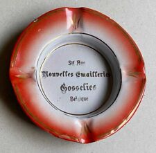 rare Cendrier émaillé