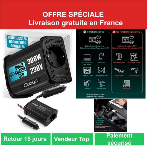 Convertisseur 12v 220v - 12v,