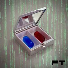 The Matrix Morpheus Pills & Case Prop Replica