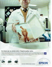 publicité Advertising 0821 2002  EPSON  imprimantes